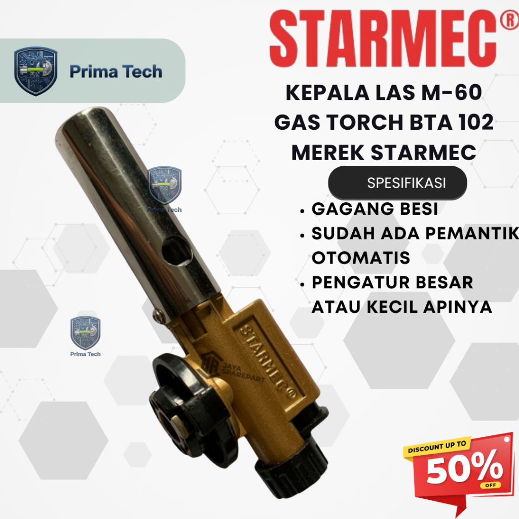 KEPALA LAS M-60 - GAS TORCH - ALAT LAS TEMBAGA - KEPALA LAS PORTABEL - KEPALA LAS GAS KALENG