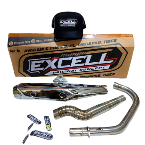 KNALPOT RACING MODEL SUPRA FI EXCELL ORIGINAL CONCEPT PNP CB GL TIGER SET