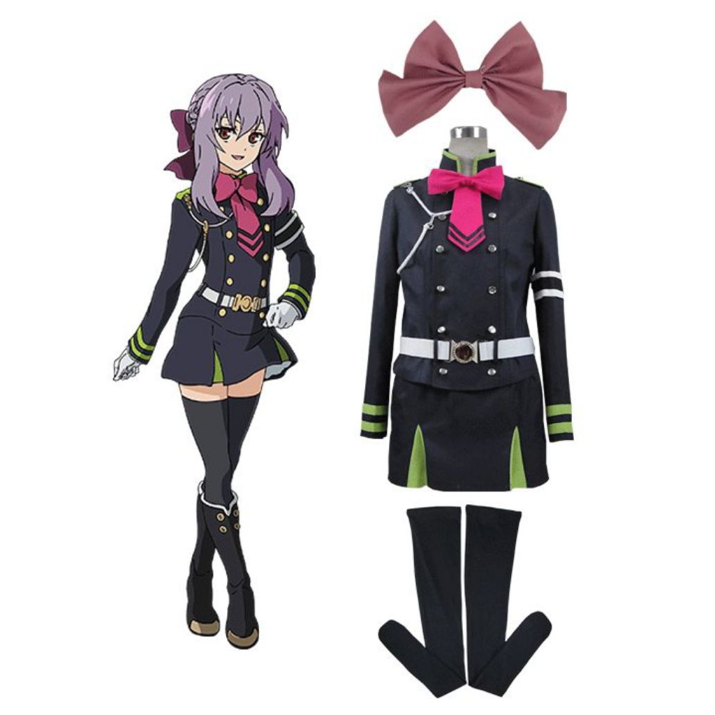 Costume Cosplay Shinoa Hiiragi size M/L