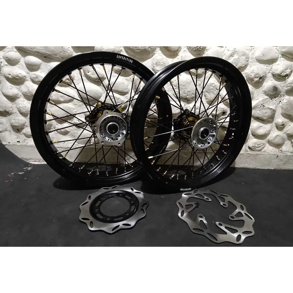 wheelset supermoto klx230 velgset klx230 supermoto
