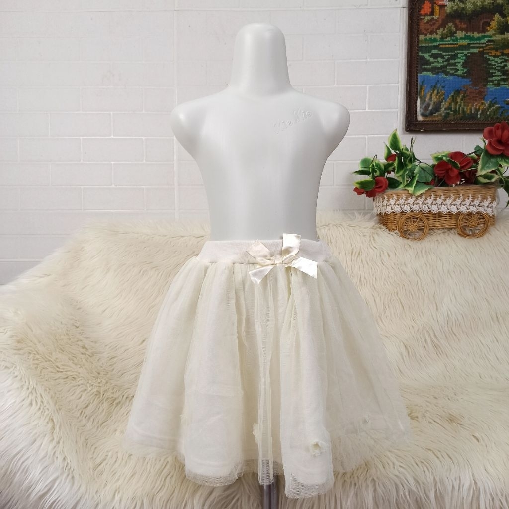 rok anak rok tutu anak rok tutu putih gading