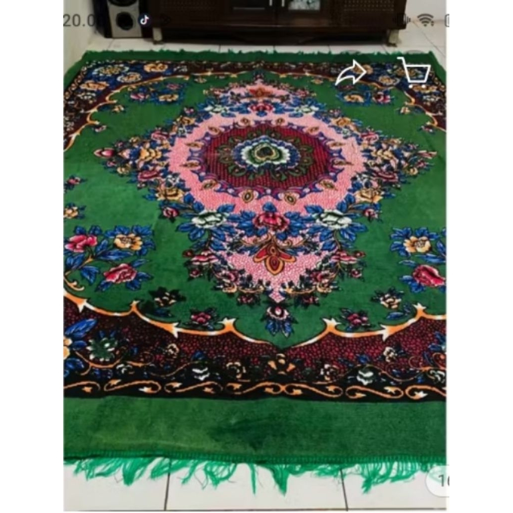 KARPET AMBAL PERMADANI JAGUAR LARIS tebal warna hijau