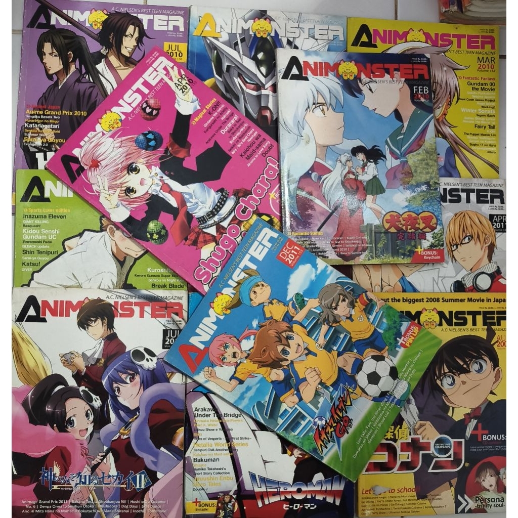 MAJALAH ANIMONSTER MAGAZINE BEKAS