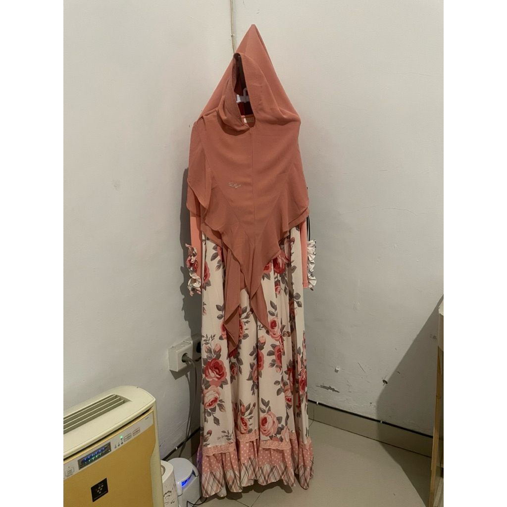ULYA HIJVB Syari Set Gamis + Hijab