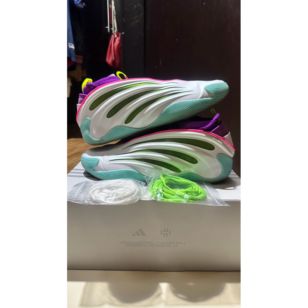 Sepatu Basket Adidas Harden Vol 9 “J-Dub” size 46,5/30cm Original