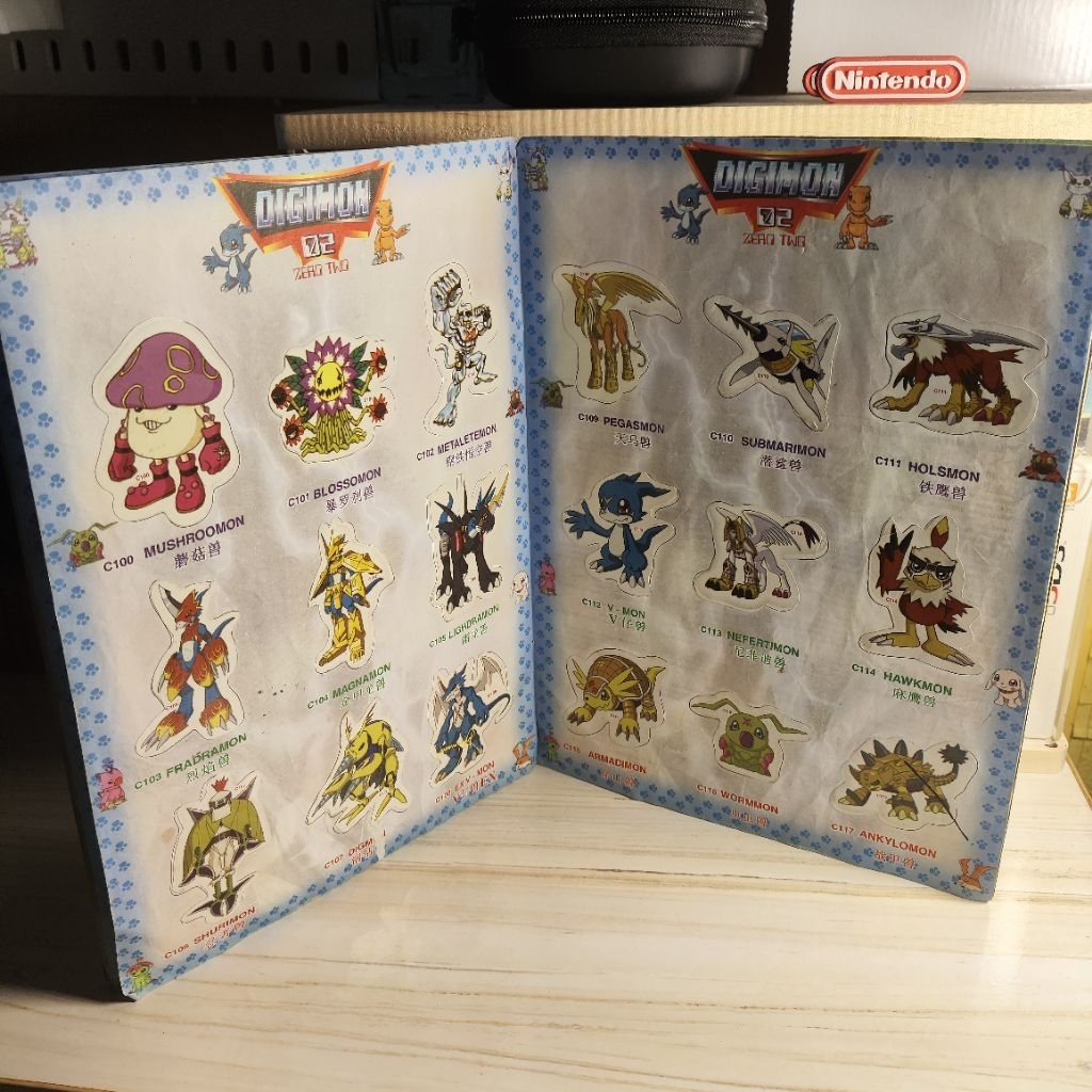 Buku Album Sticker Digimon Jadul Digimon Adventure