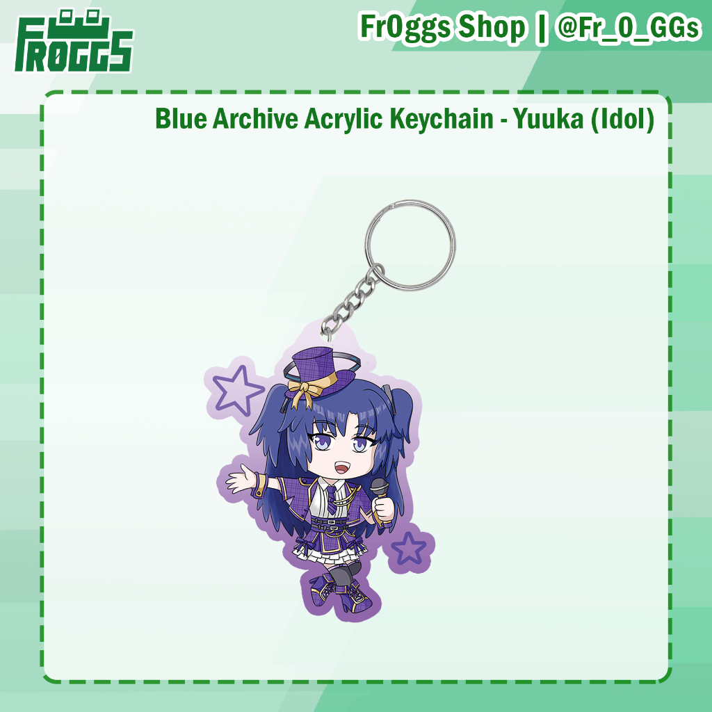 Acrylic Keychain Blue Archive - Hayase Yuuka (Idol)