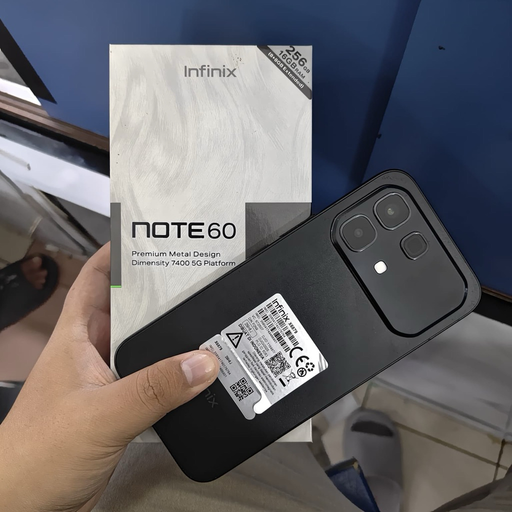 Infinix note 60 ram 8/256 second fullset original garansi panjang termurah