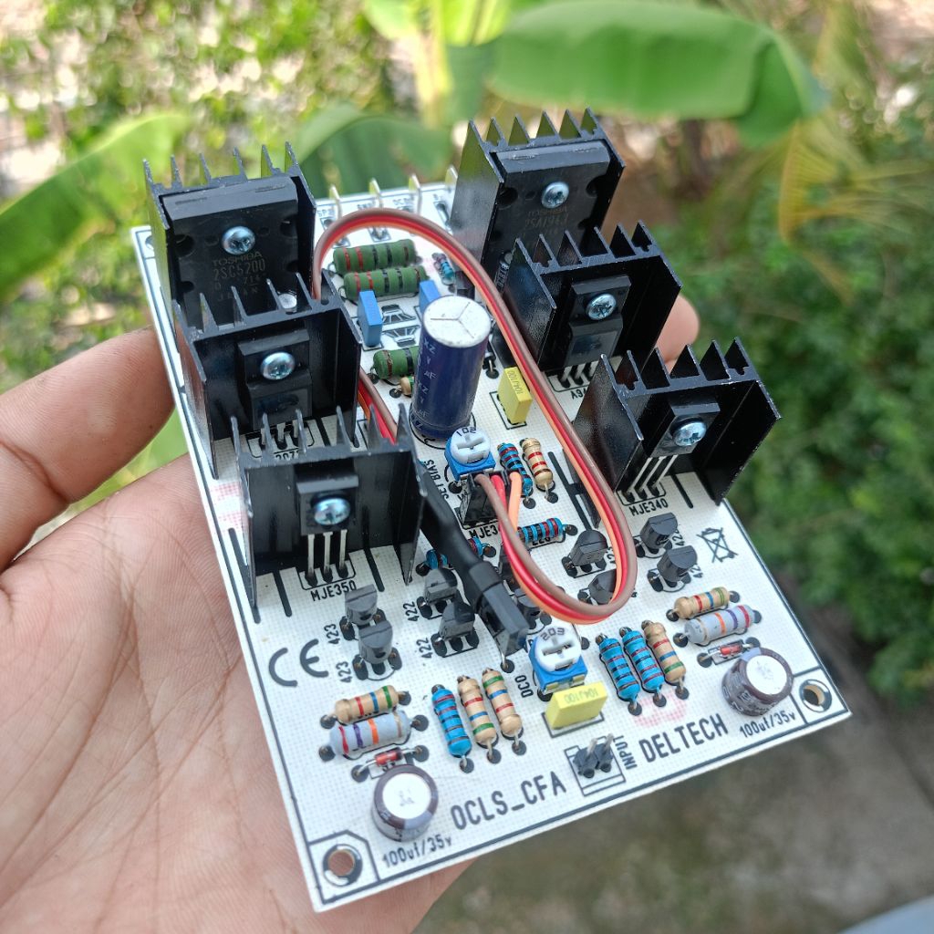 Kit Driver Deltech OCLS_CFA PCB Fiber Suara Balap