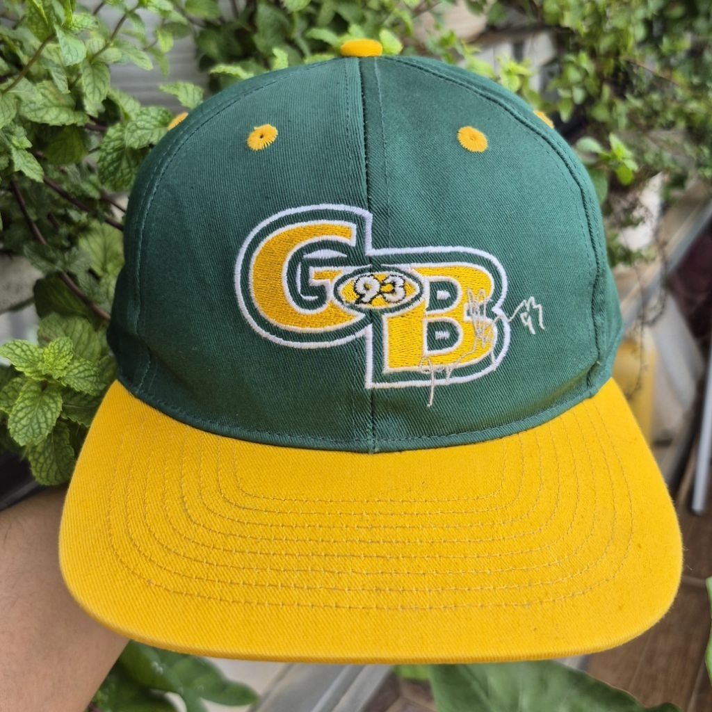 Topi Snapback Vintage Green Bay GB x Burger King