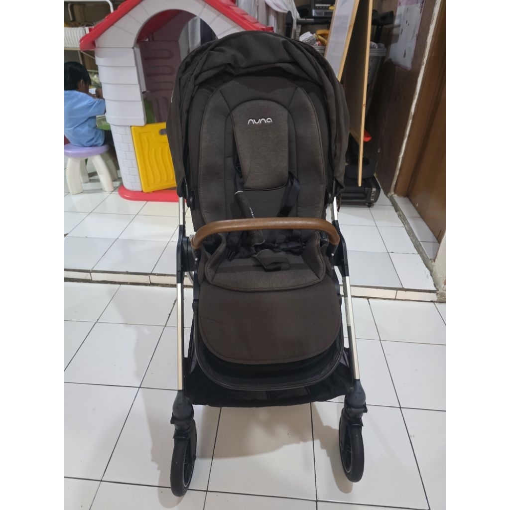 stroller Nuna Triv granite preloved bekas kondisi bagus