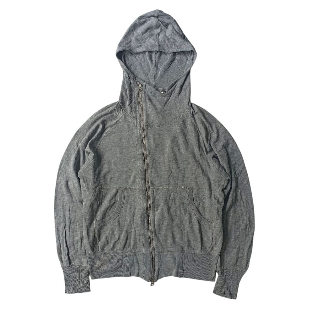 Sweater Zip Hoodie Asymmetric Cabame de Zucca