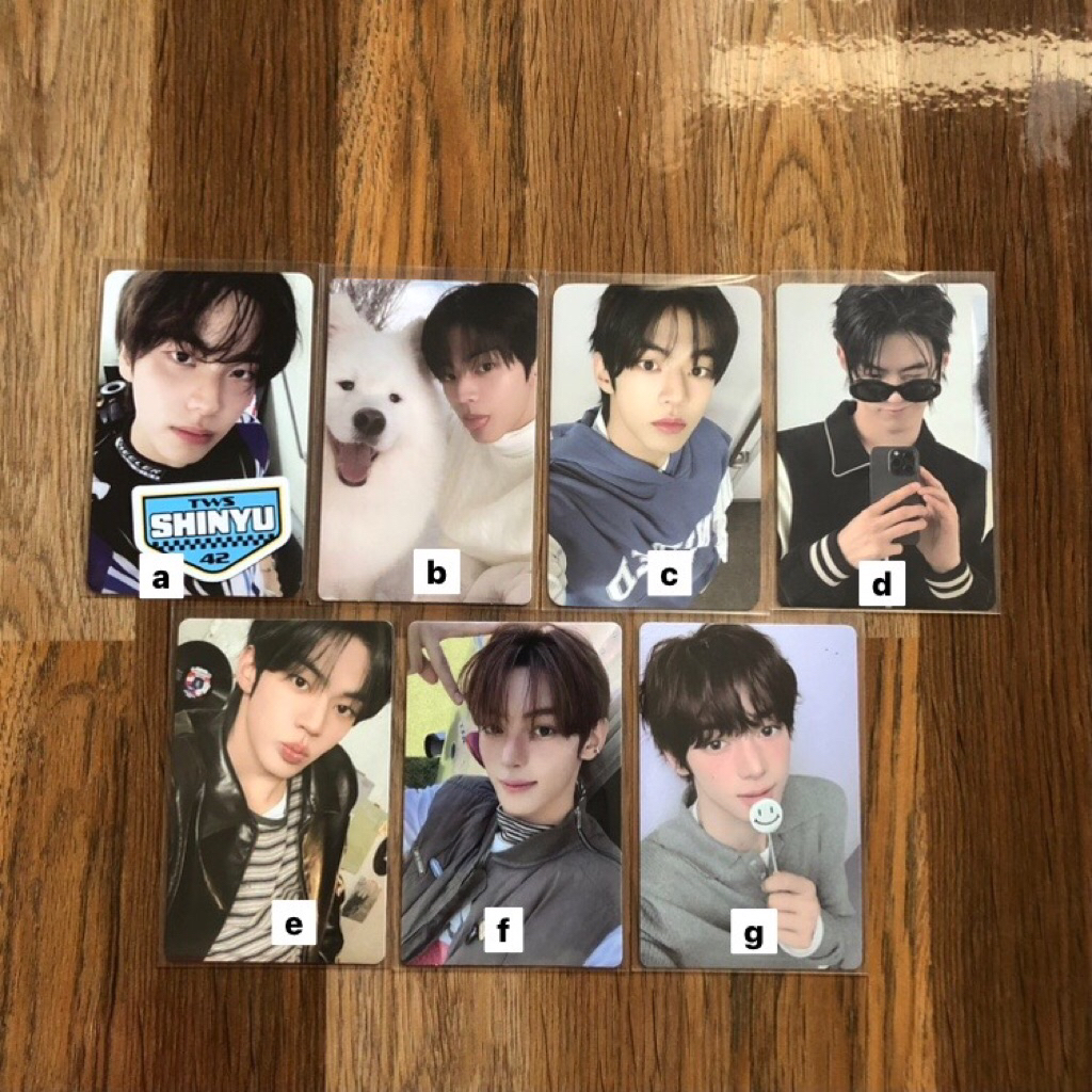 photocard tws shinyu dohoon hanjin