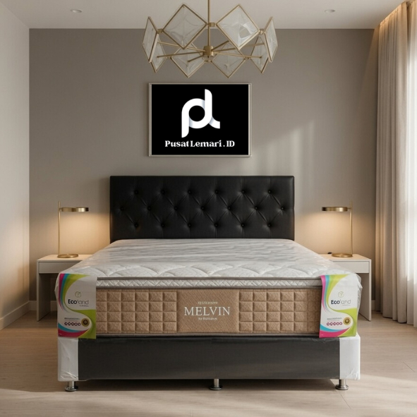 Springbed Spinno Melvin Plushtop Garansi 15 Tahun (Kasur Matras Saja)