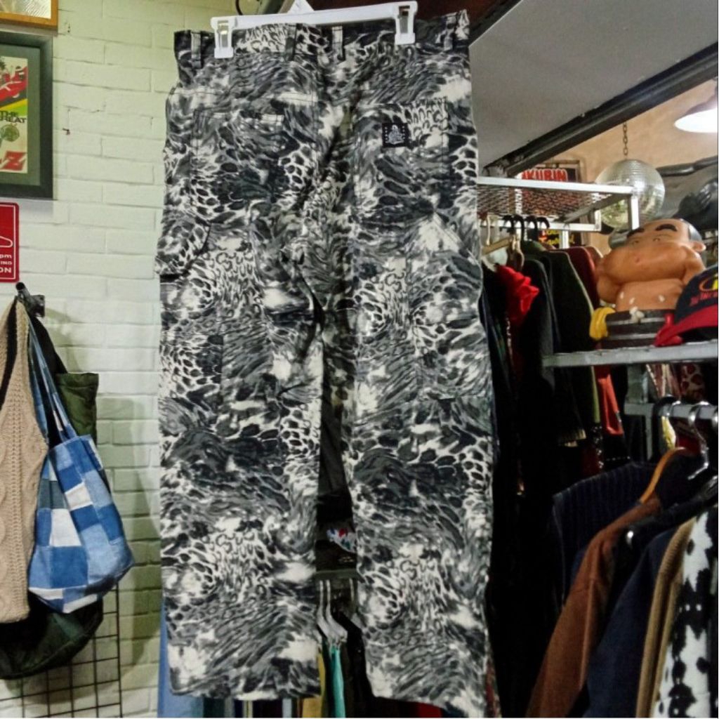 Double Knee Pants Leopard pattern