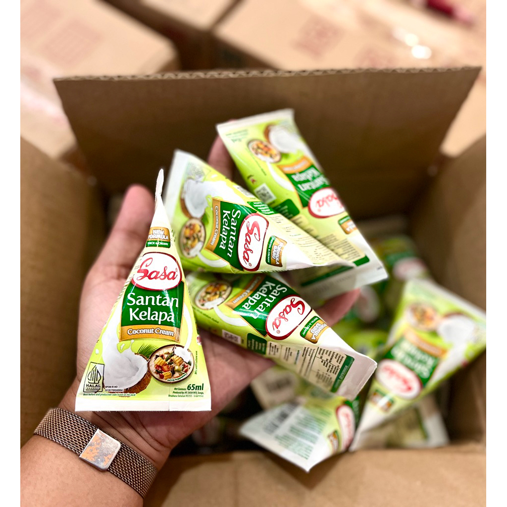 SASA SANTAN CAIR 65ml (1karton)/SASA SANTAN SEGITIGA/SASA SANTAN INSTAN/SANTAN SASA MURAH