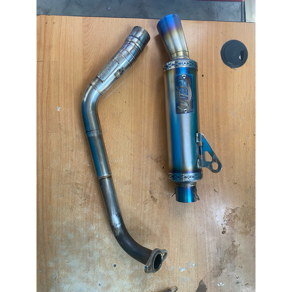 Knalpot ARM Makibao Sunblue Aerox New/Old nmax New