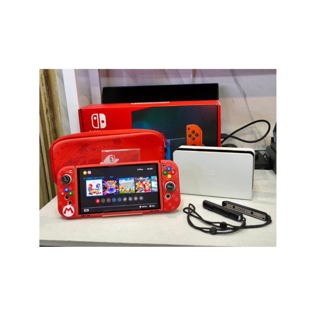 Nintendo Switch OLED White 512GB + Accessories