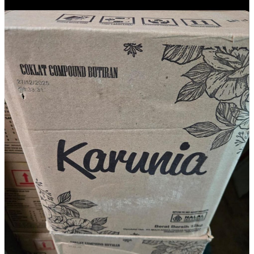 Meses Coklat Karunia 1 Dus 12kg - Rasa Coklat Gurih, Cocok untuk Usaha