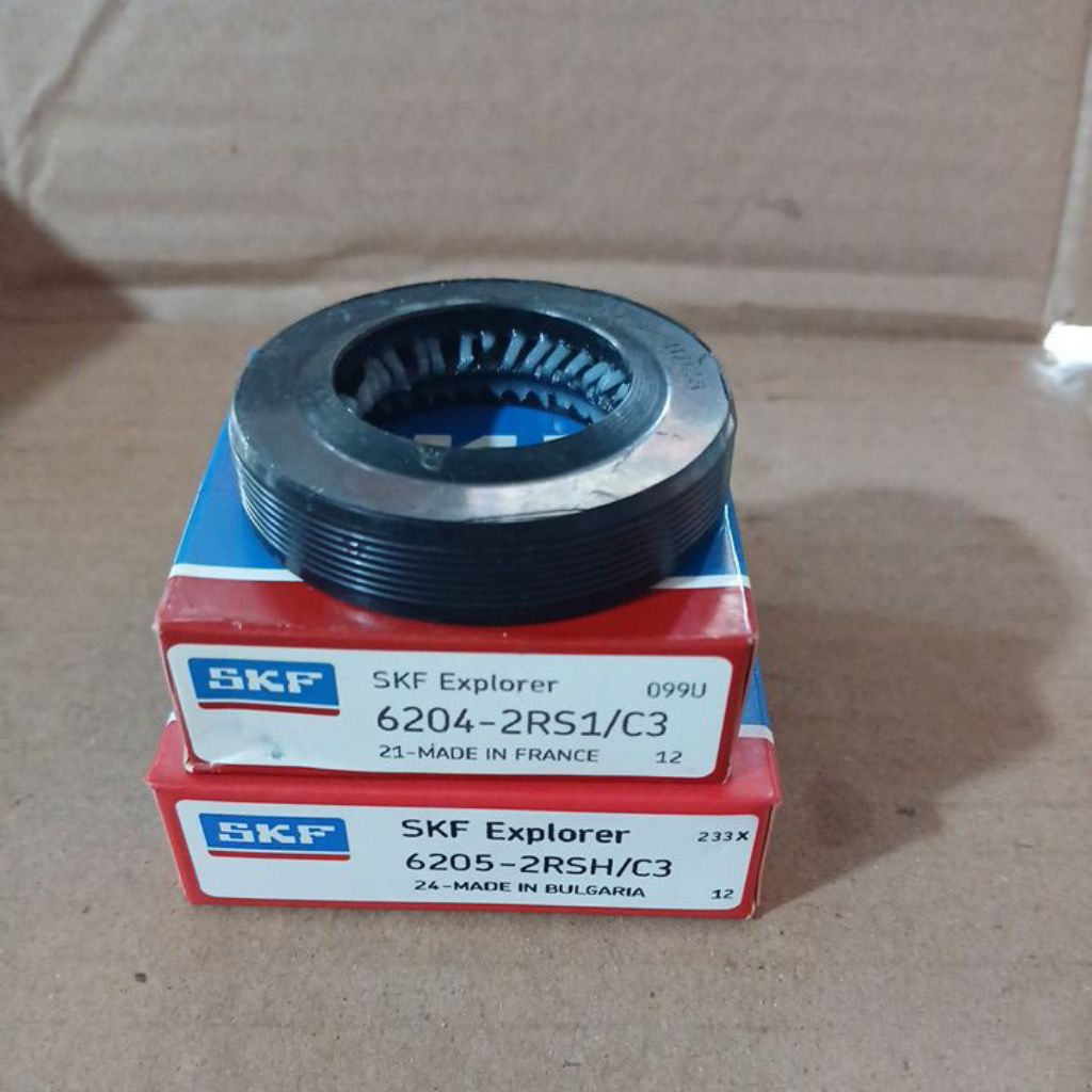 bearing set SKF 6204/6205 mesin cuci elektrolux