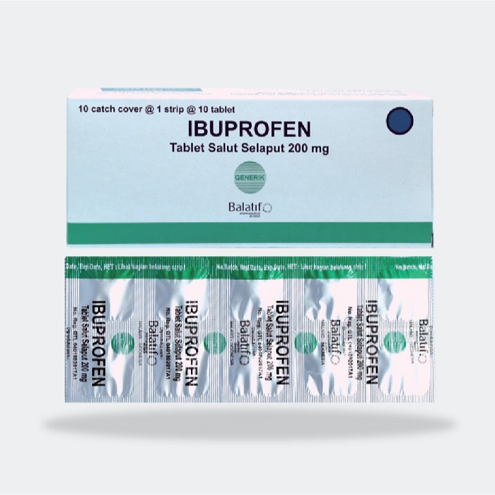 Ibuprofen 200 mg - pereda nyeri