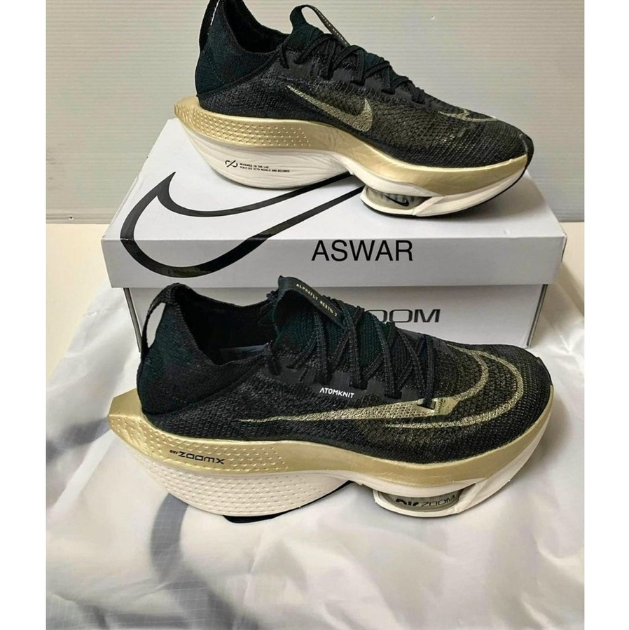 Nike Air Zoom Alphafly Next% 2 Black Gold (DN3559-003) Baru 100% Ori