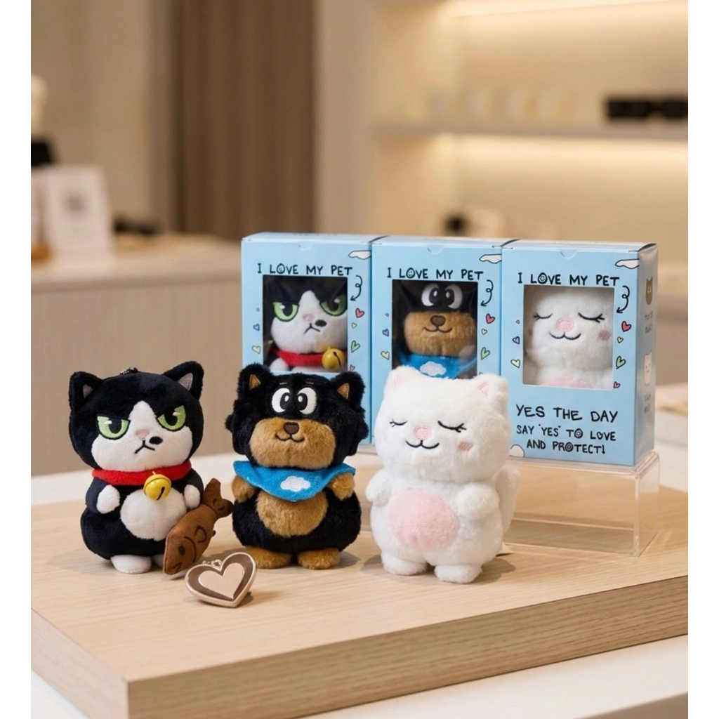 [READY STOCK] YESUNG (SUPER JUNIOR) YESTHEDAY OFFICIAL DOLL KEY RING (KKOMING & COCO)