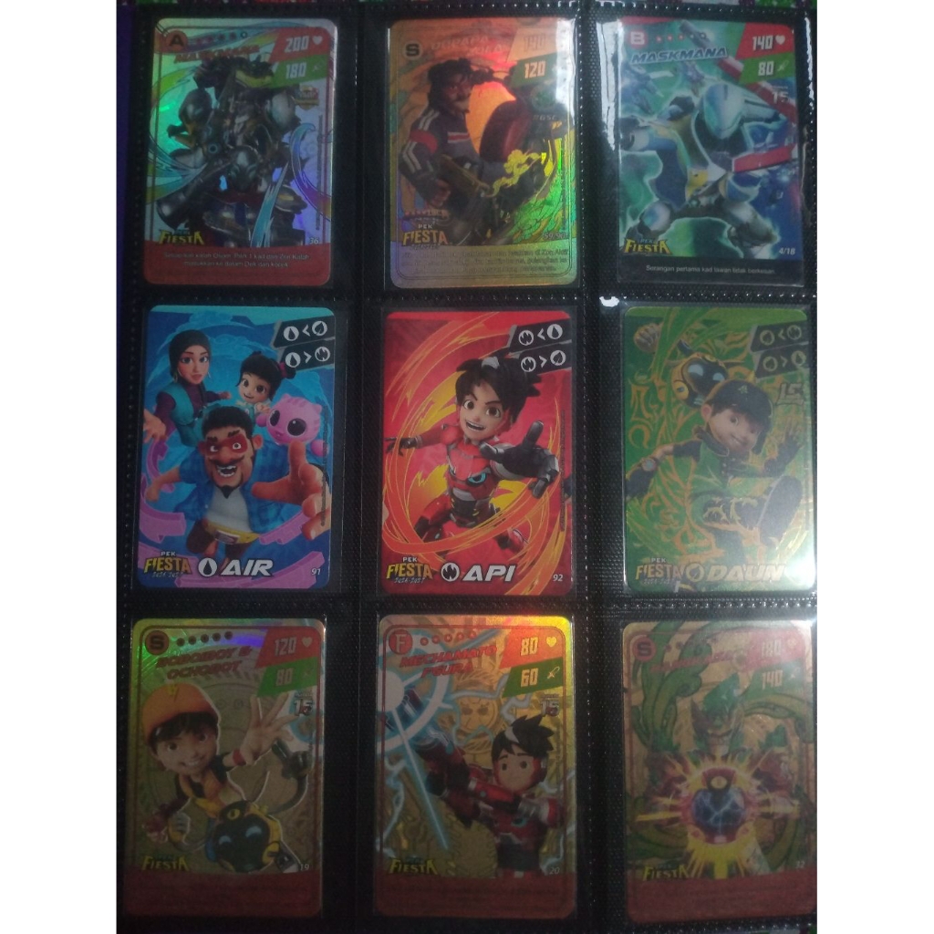 Pek Fiesta Monsta Galaxy Card Malaysia Satuan