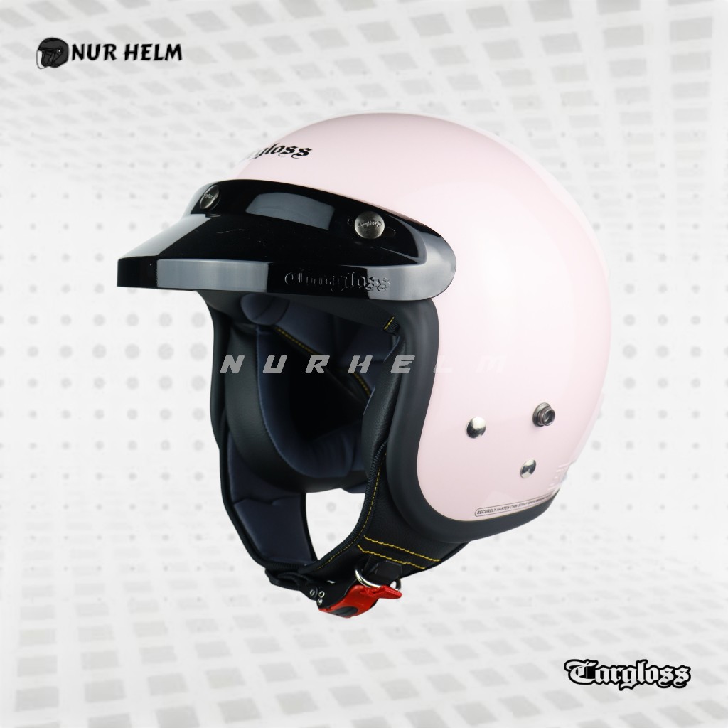 Cargloss CFM Retro - Pale Pink - Helm Half Face
