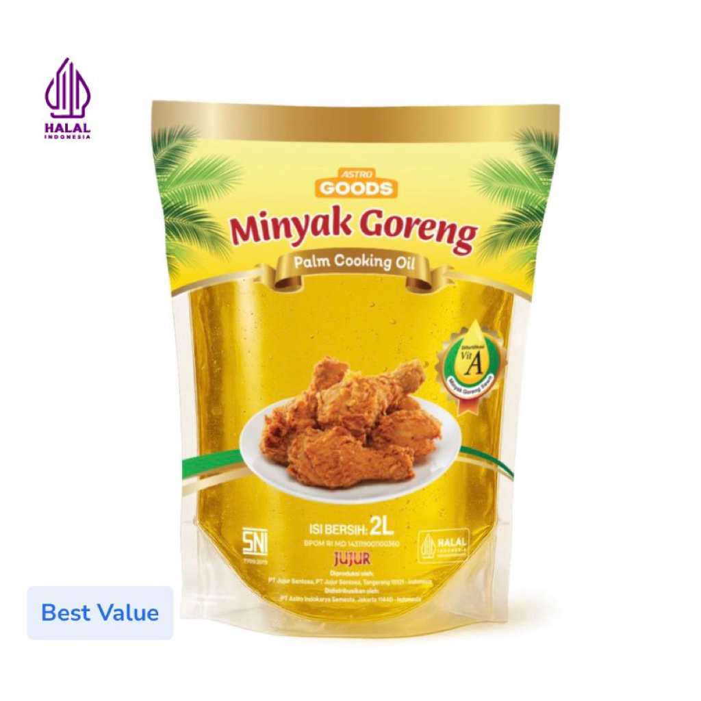 minyak goreng jujur 2 liter
