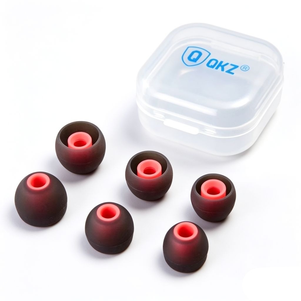 [3 Pasang] QKZ Eartips Karet Earphone Headset