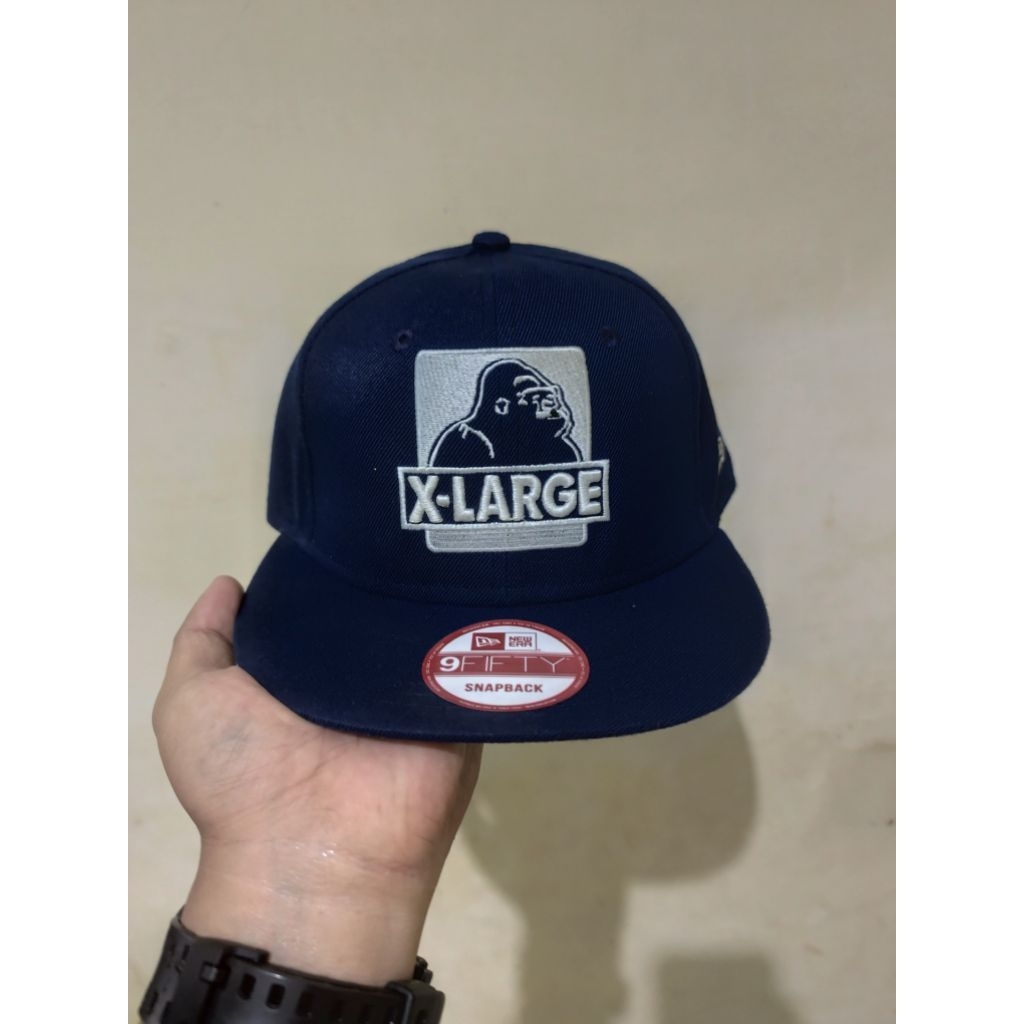 Topi snapback new era x Xlarge Navy
