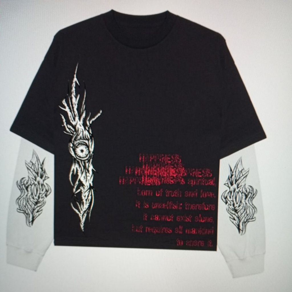 Happiness Long Sleeve Double Layer