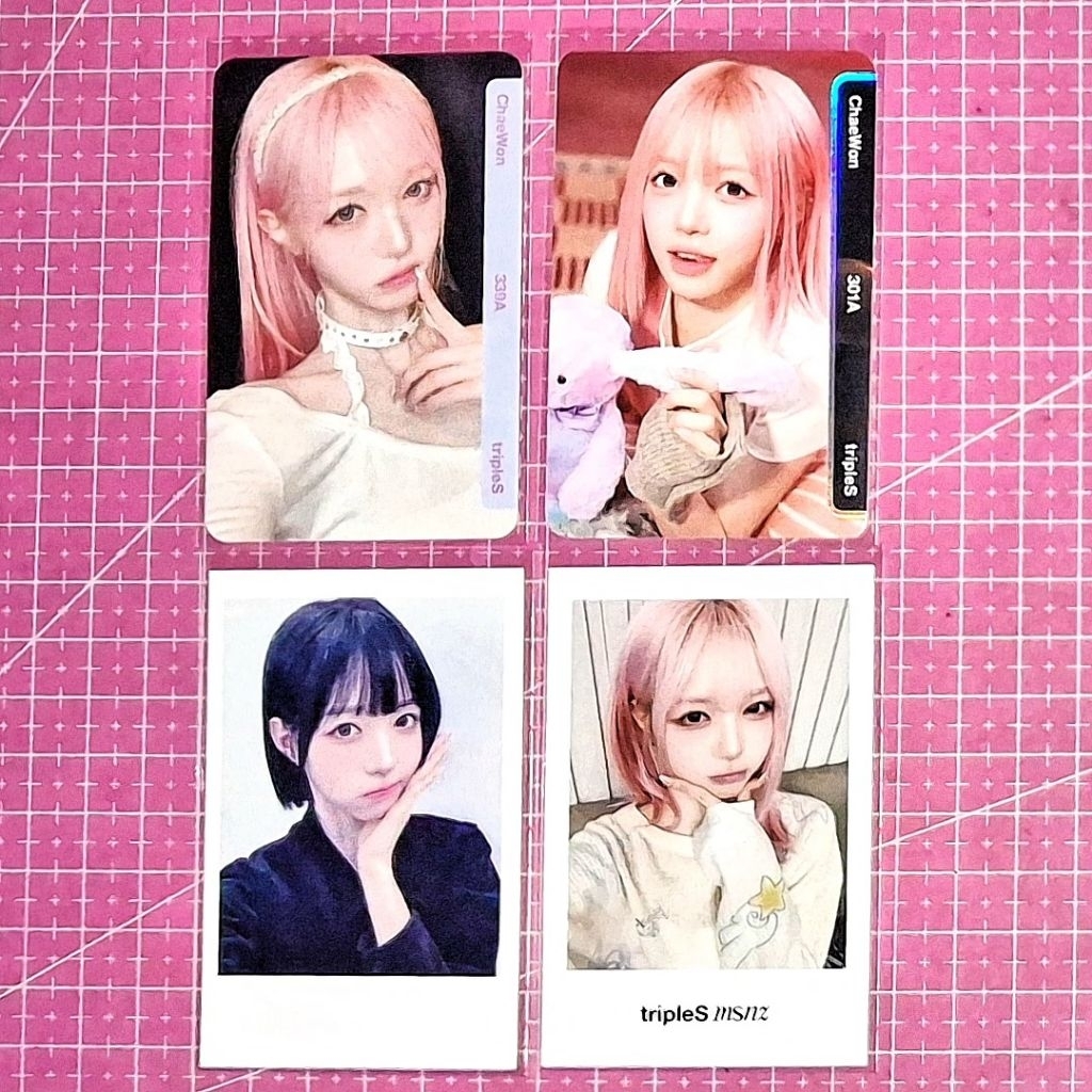 (Take All Only) Kim Chaewon pink hair tripleS objekt photocard official OMA fisik only
