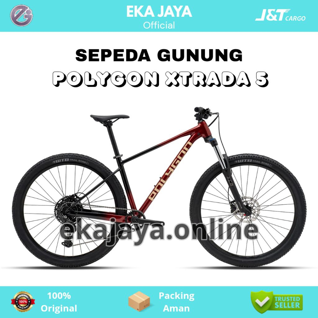 Sepeda Gunung MTB Ukuran 27.5 / 29 Inch POLYGON Xtrada 5 TERBARU