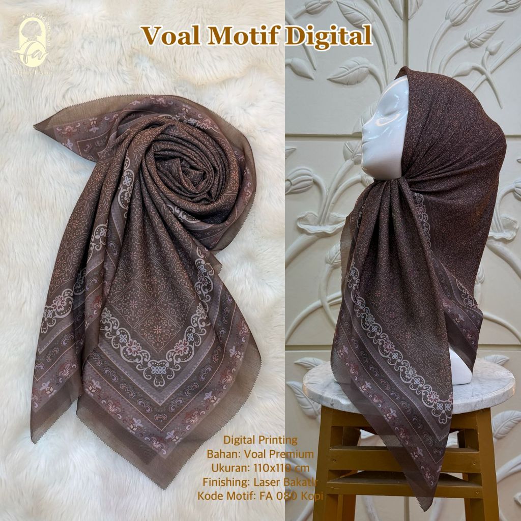 Farsya Adeeva - Voal Motif Digital LC FA 080