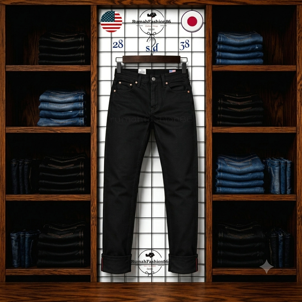 [FREE ONGKIR XTRA] BLACK JEANS PRIA - CELANA JEANS HITAM PEKAT POLOS PRIA - CELANA PANJANG CASUAL PR