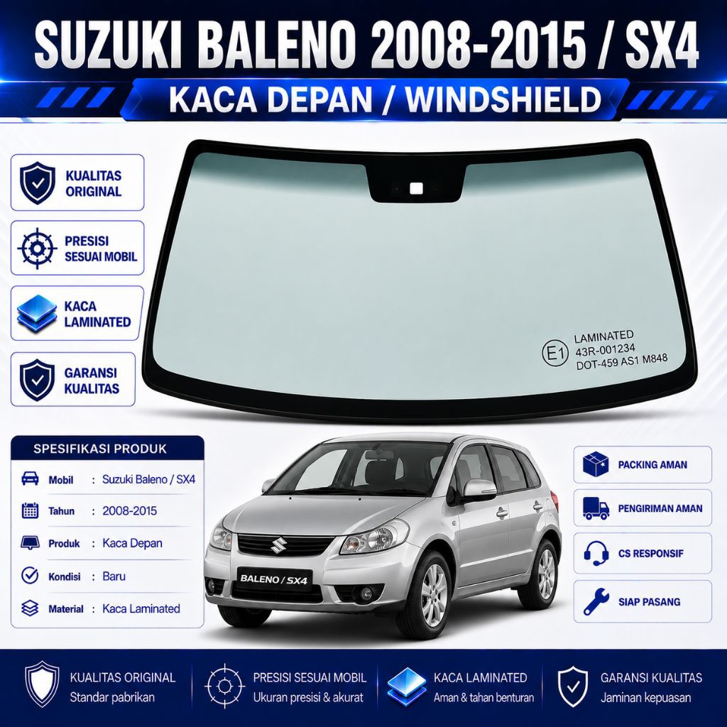 KACA DEPAN SUZUKI BALENO 2008-2015/SX4/NEO BALENO