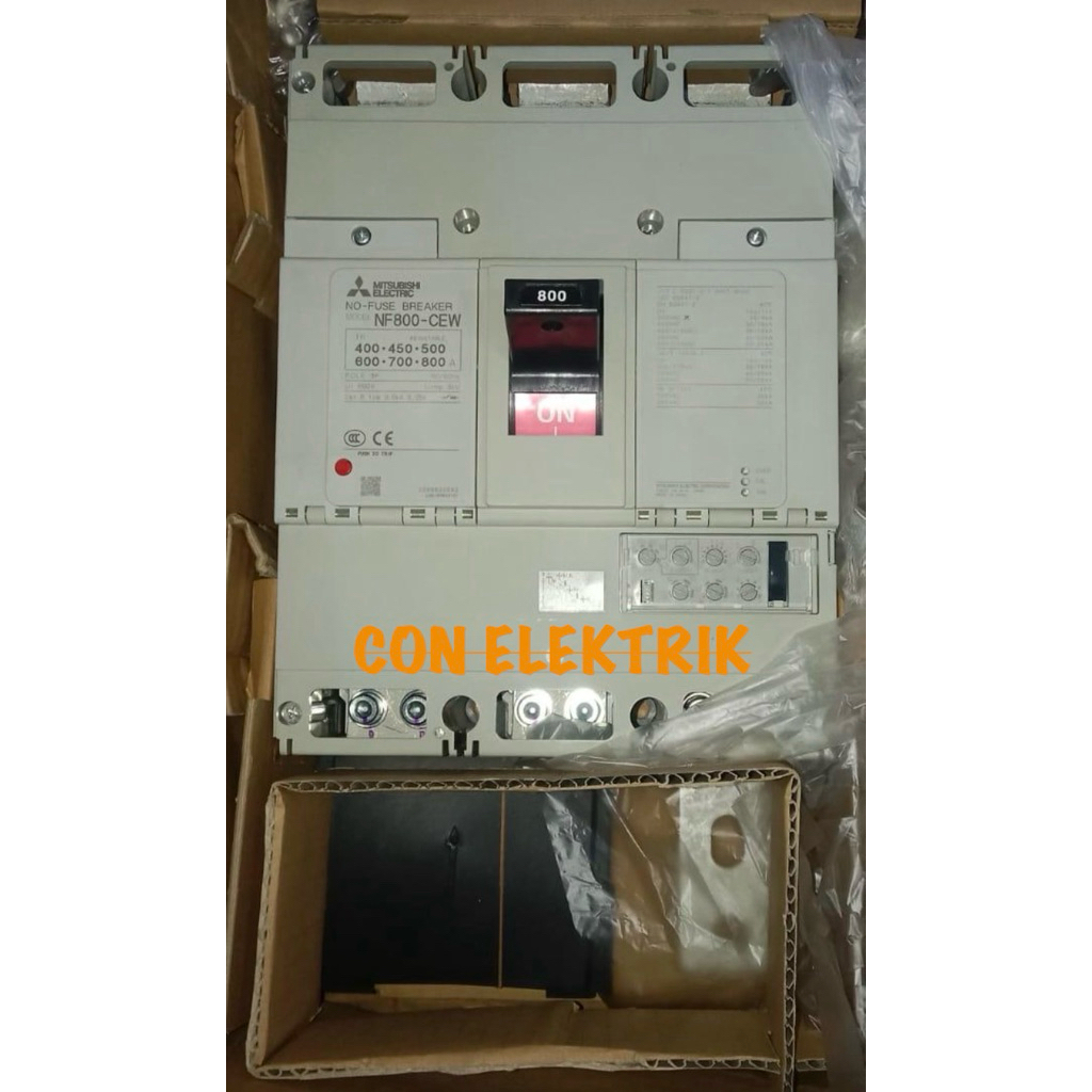 MCCB NFB NF800-SEW NF 800-SEW 3P 3 Phase 800A 800 Ampere Mitsubishi