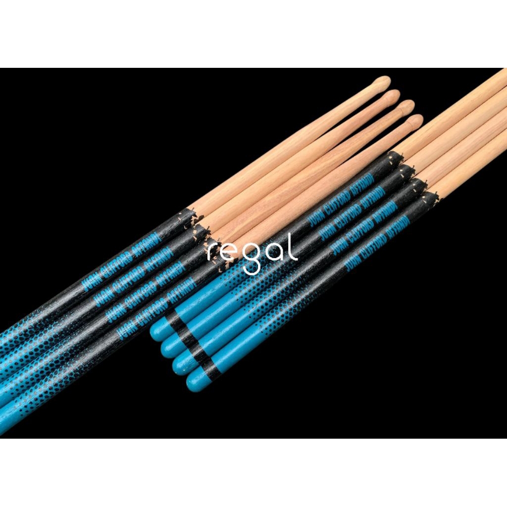 Stick Drum Custom Nama (12 Pasang)