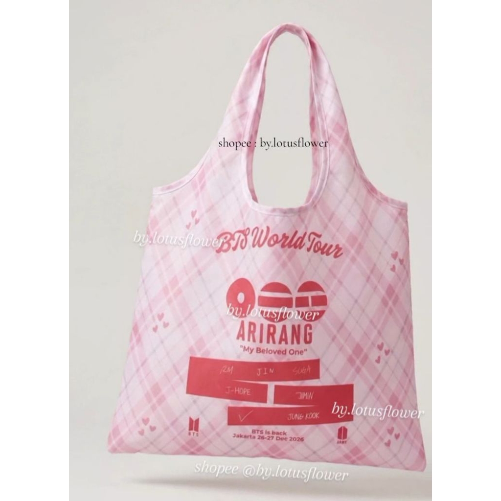 Foldable bag BTS Arirang Jakarta 26-27 Desember - Tas lipat