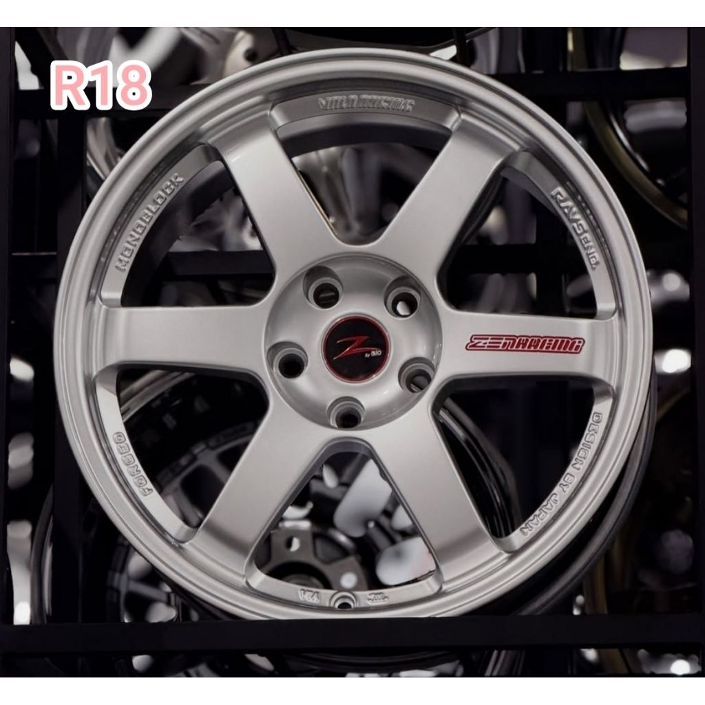 Velg Zen TE37 R18 Hyper Silver 5x114