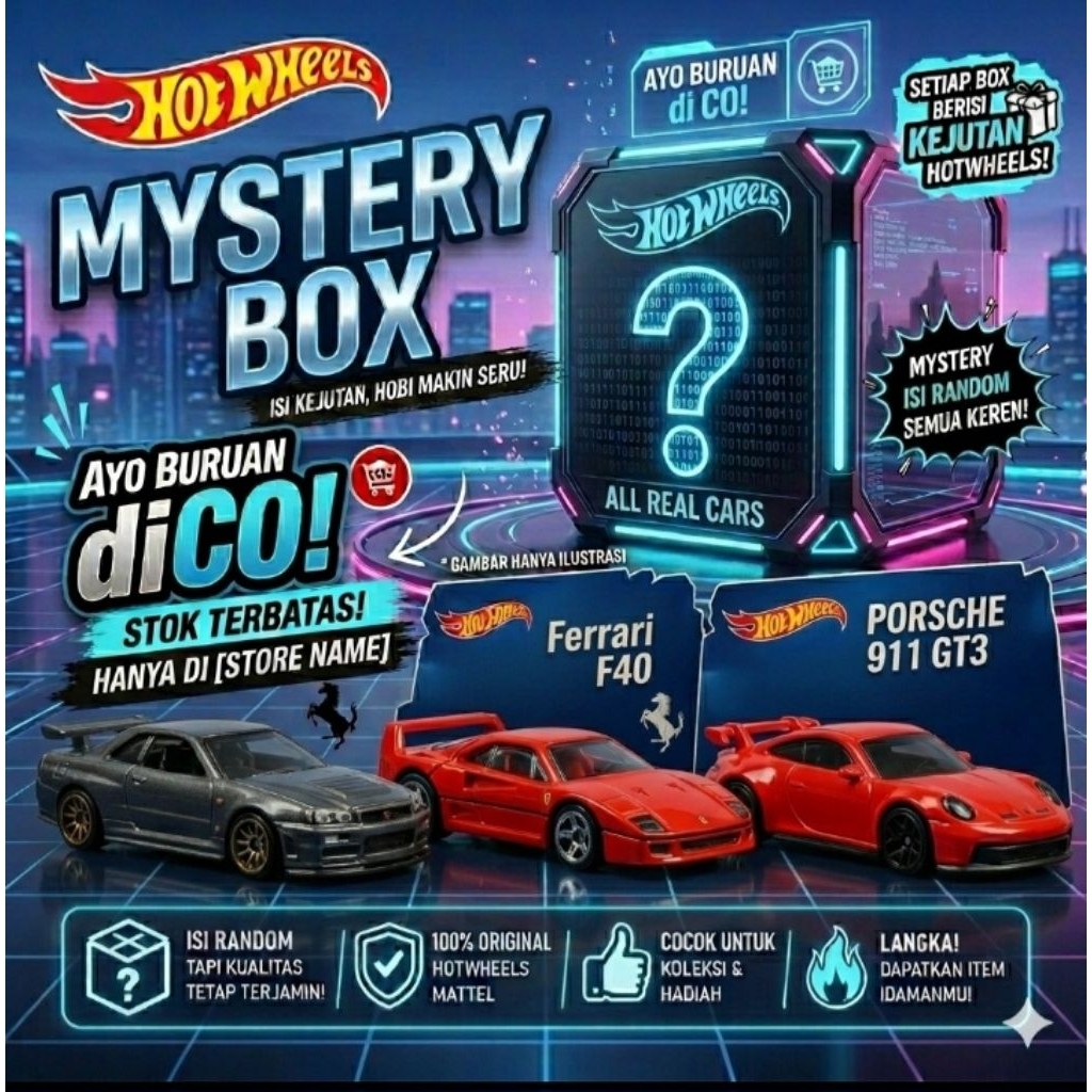 Mystery Box Hotwheels Real Car / Hotwheels hot wheels mystery box / hot wheels