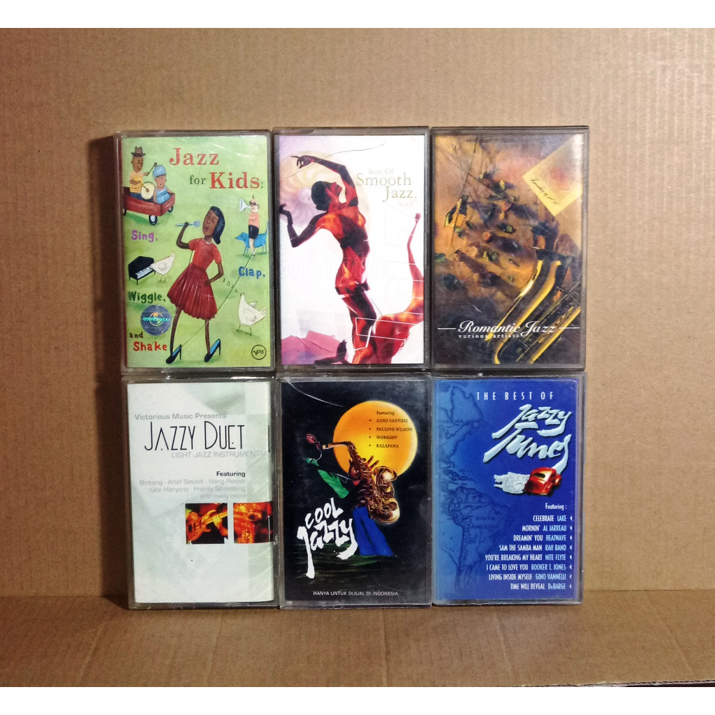 KOMPILASI JAZZ BARAT - PAKET 6 KASET