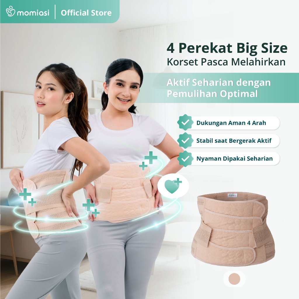 [BEST SELLER] Momiasi - BIG SIZE Korset Pasca Melahirkan 4 Perekat