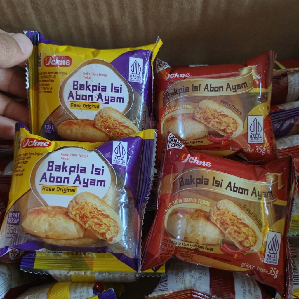 Bakpia Isi Abon Ayam Kartonan Isi 60pcs Bakpia Uchne