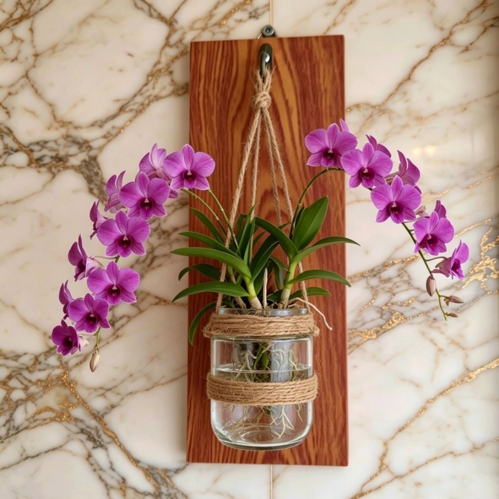 Pot Gantung / Rak Gantung / Wall Decor / Tanaman Hiasan Dinding / Pot Kaca
