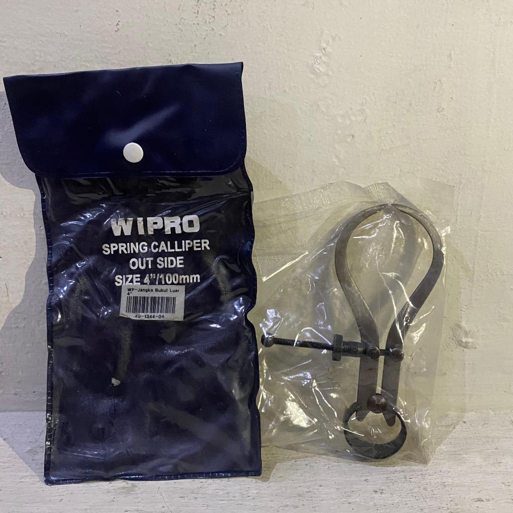 Wipro Jangka Bubut Luar 4 Inch 6 Inch 8 Inch Outside Caliper Jangka Ukur Bubut Presisi