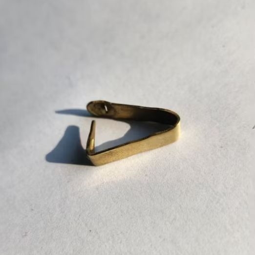 wing band segel penanda sayap ayam bahan kuningan polos dan laser nama nomor