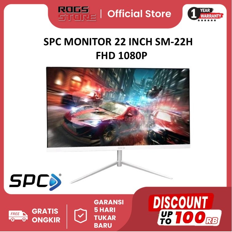 SPC MONITOR 22 INCH SM-22HD FHD 1080P 1MS 75HZ